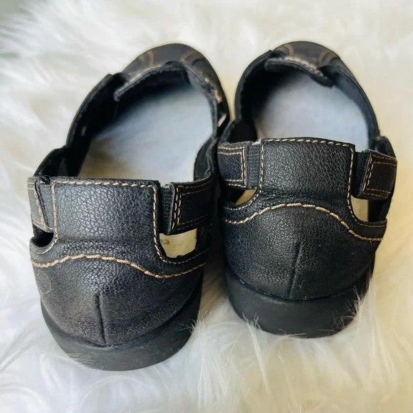 Cloudsteppers By Clarks Sillian Stork Women's Size 8 M Black Slip On Shoes - Picture 9 of 9